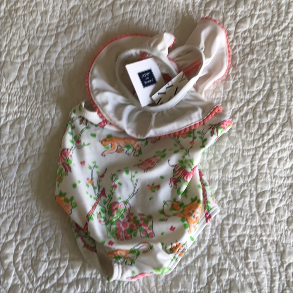 Janie and jack bathing suit 3-6 months